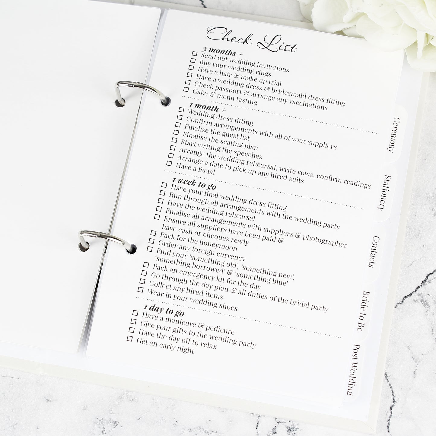 Personalised Photo Upload Wedding Planner - MK&JD Gifts