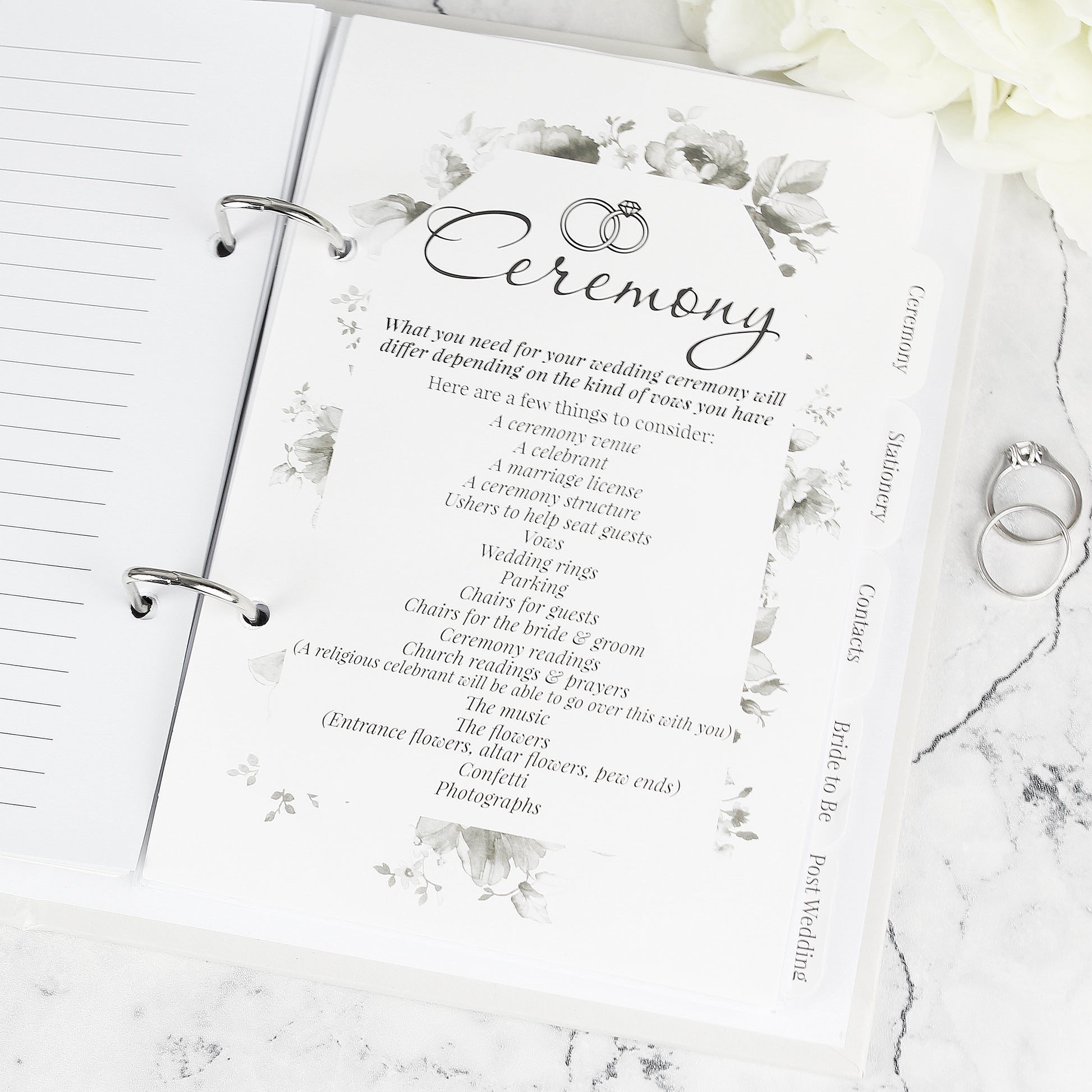 Personalised Photo Upload Wedding Planner - MK&JD Gifts