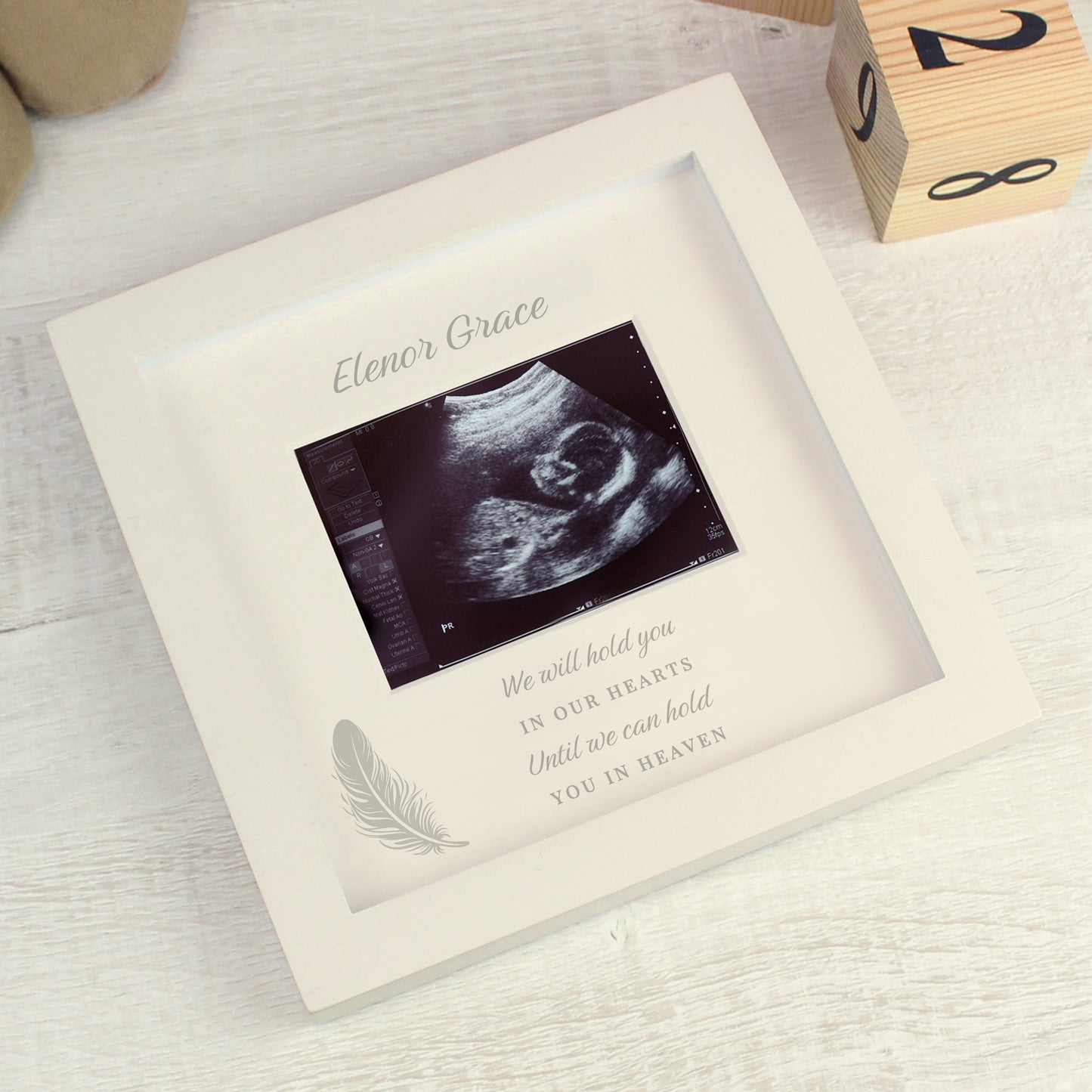 Personalised Memorial Baby Scan Photo Frame - MK&JD Gifts