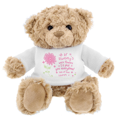 Personalised I'd Pick You Teddy Bear - MK&JD Gifts