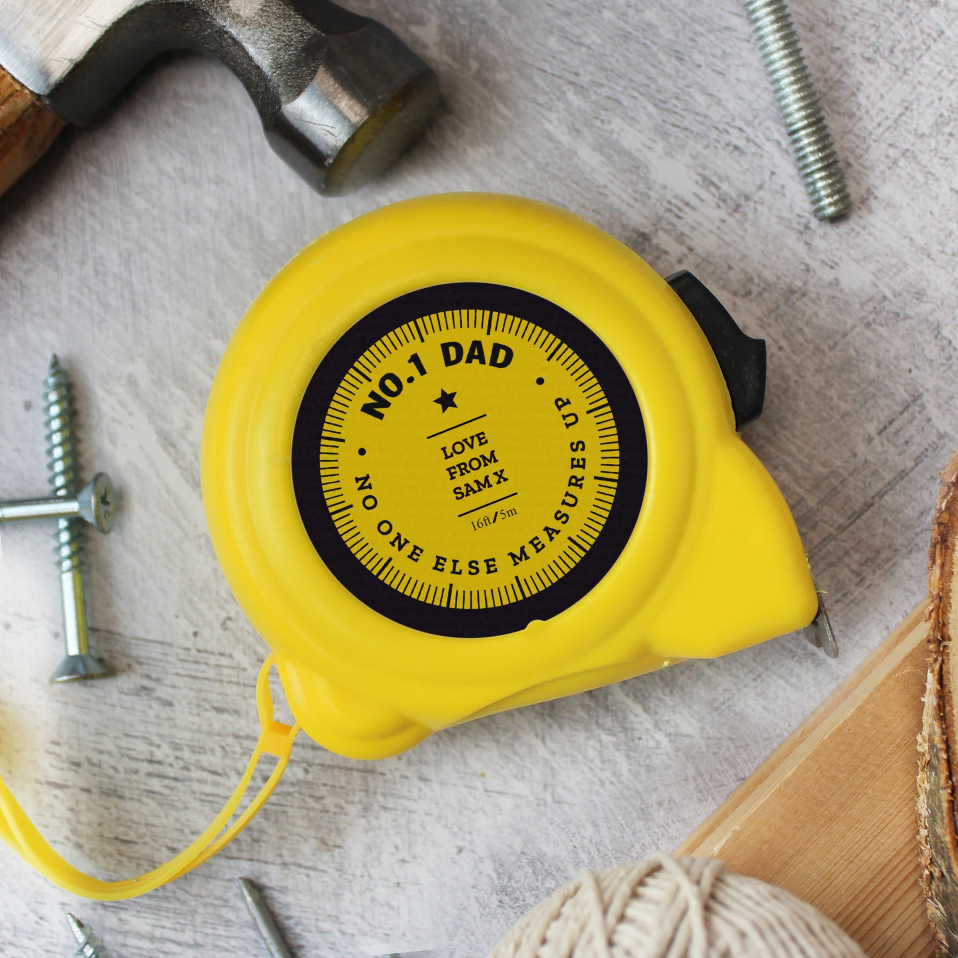 Personalised No One Else Measures Up Tape Measure - MK&JD Gifts