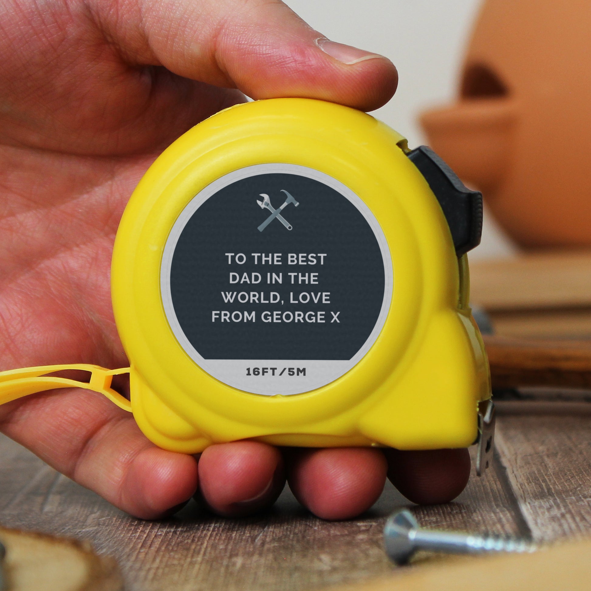 Personalised Tools Tape Measure - MK&JD Gifts