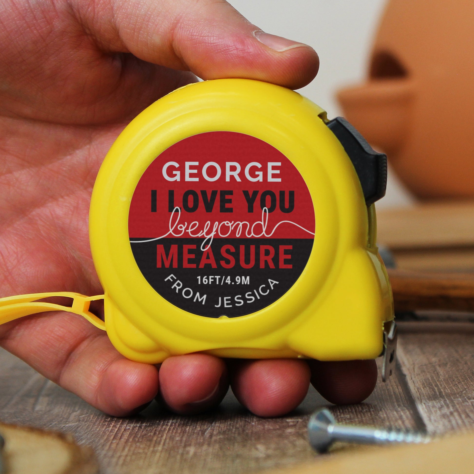 Personalised Beyond Measures Tape Measure - MK&JD Gifts