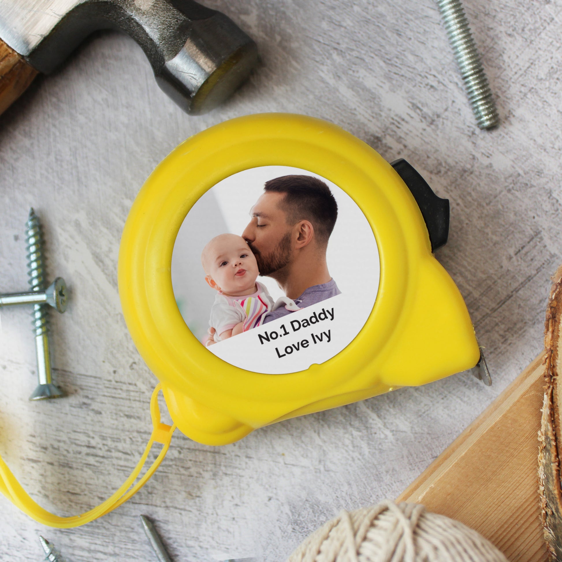 Personalised Photo Upload Tape Measure - MK&JD Gifts
