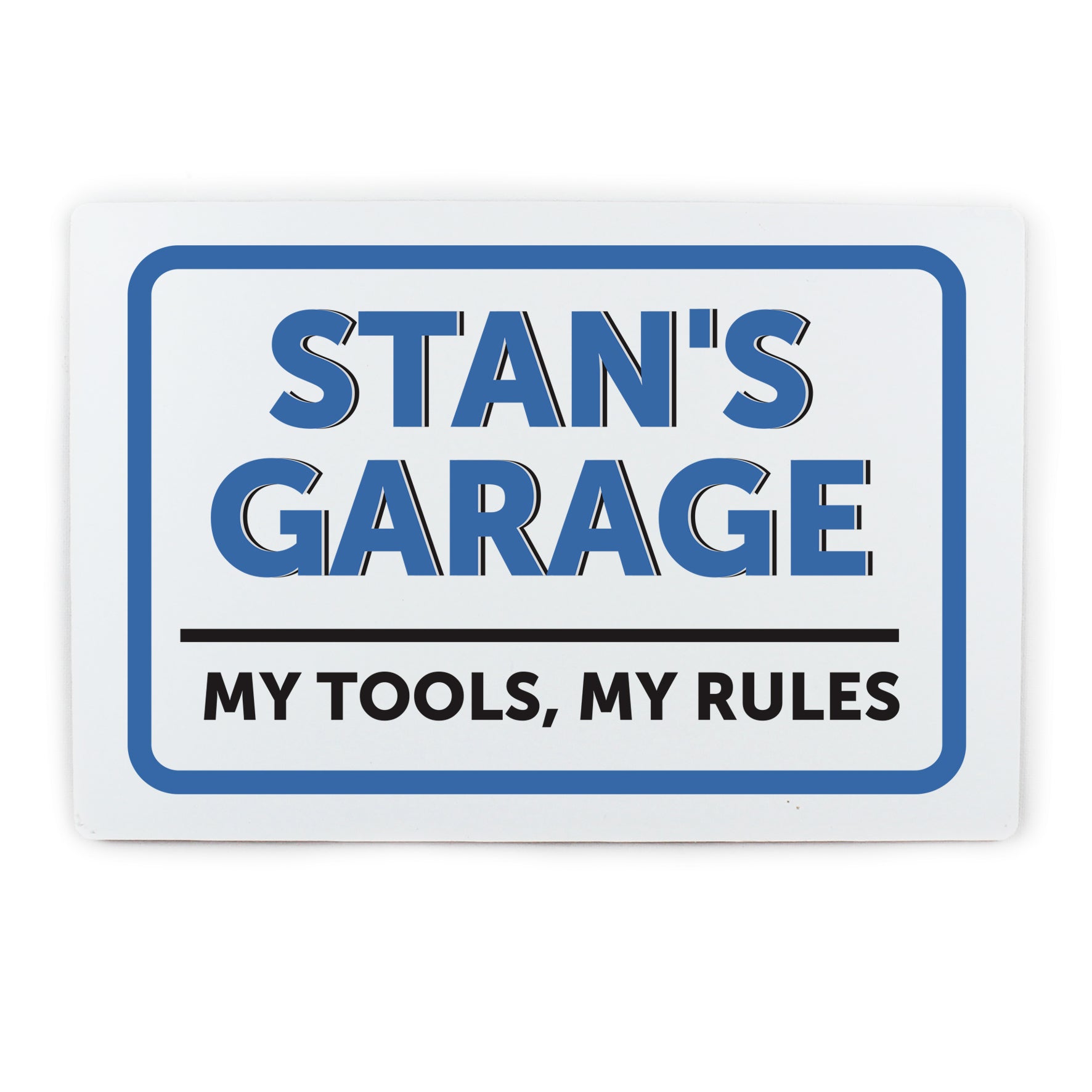 Personalised Garage Plaque - MK&JD Gifts