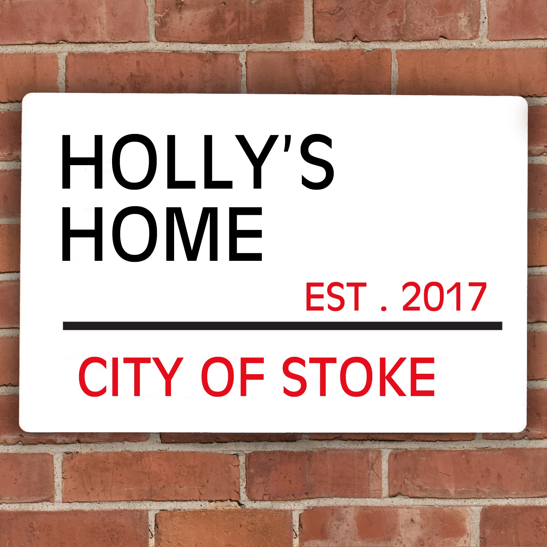 Personalised London Street Sign - MK&JD Gifts