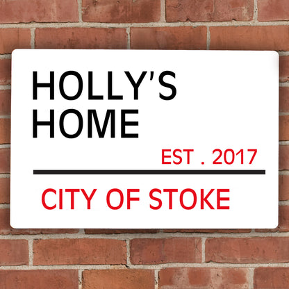 Personalised London Street Sign - MK&JD Gifts