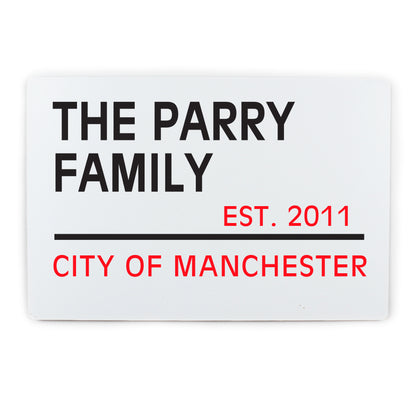 Personalised London Street Sign - MK&JD Gifts