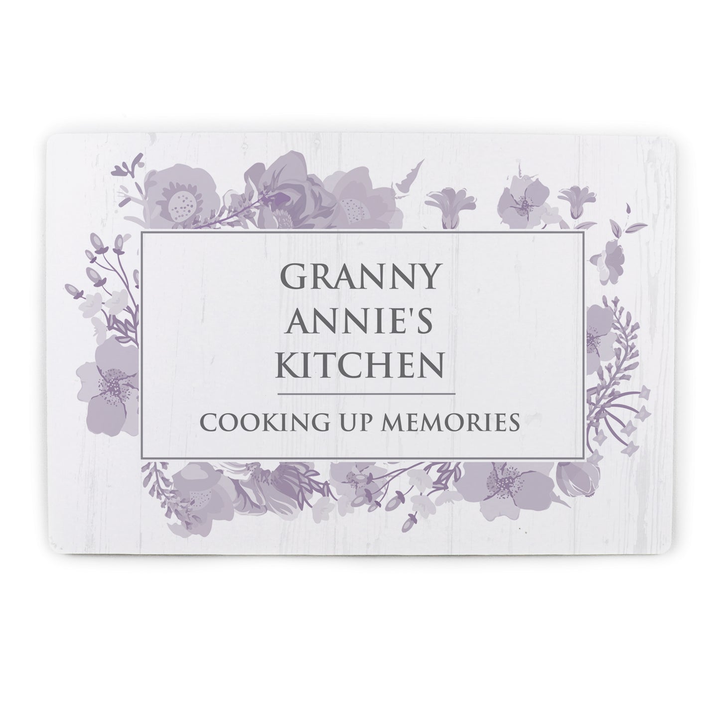 Personalised Soft Watercolour Metal Sign - MK&JD Gifts