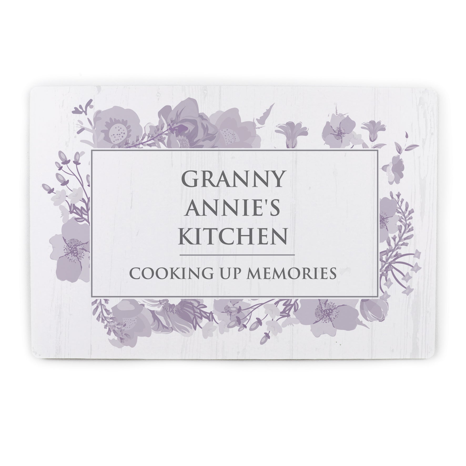 Personalised Soft Watercolour Metal Sign - MK&JD Gifts