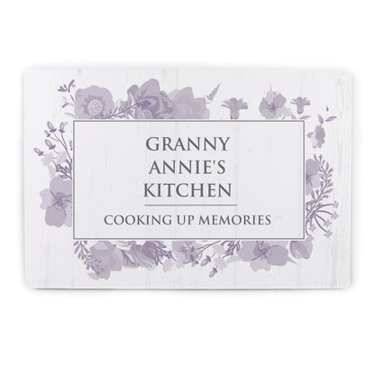 Personalised Soft Watercolour Metal Sign - MK&JD Gifts