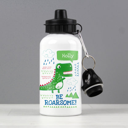 Personalised 'Be Roarsome' Dinosaur Drinks Bottle - MK&JD Gifts