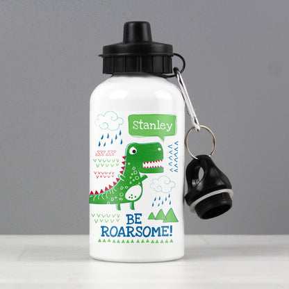 Personalised 'Be Roarsome' Dinosaur Drinks Bottle - MK&JD Gifts