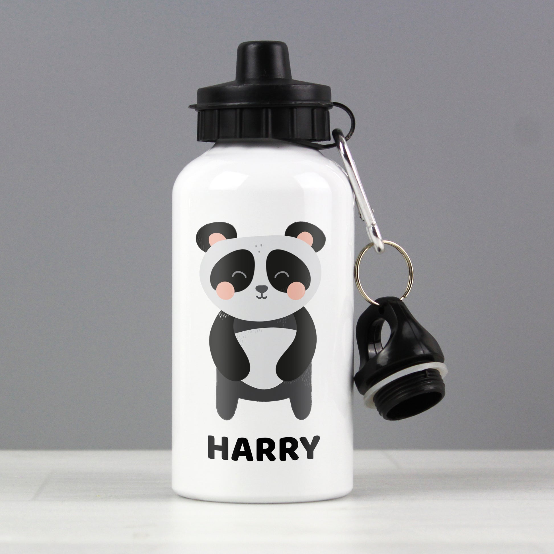 Personalised Panda Drinks Bottle - MK&JD Gifts