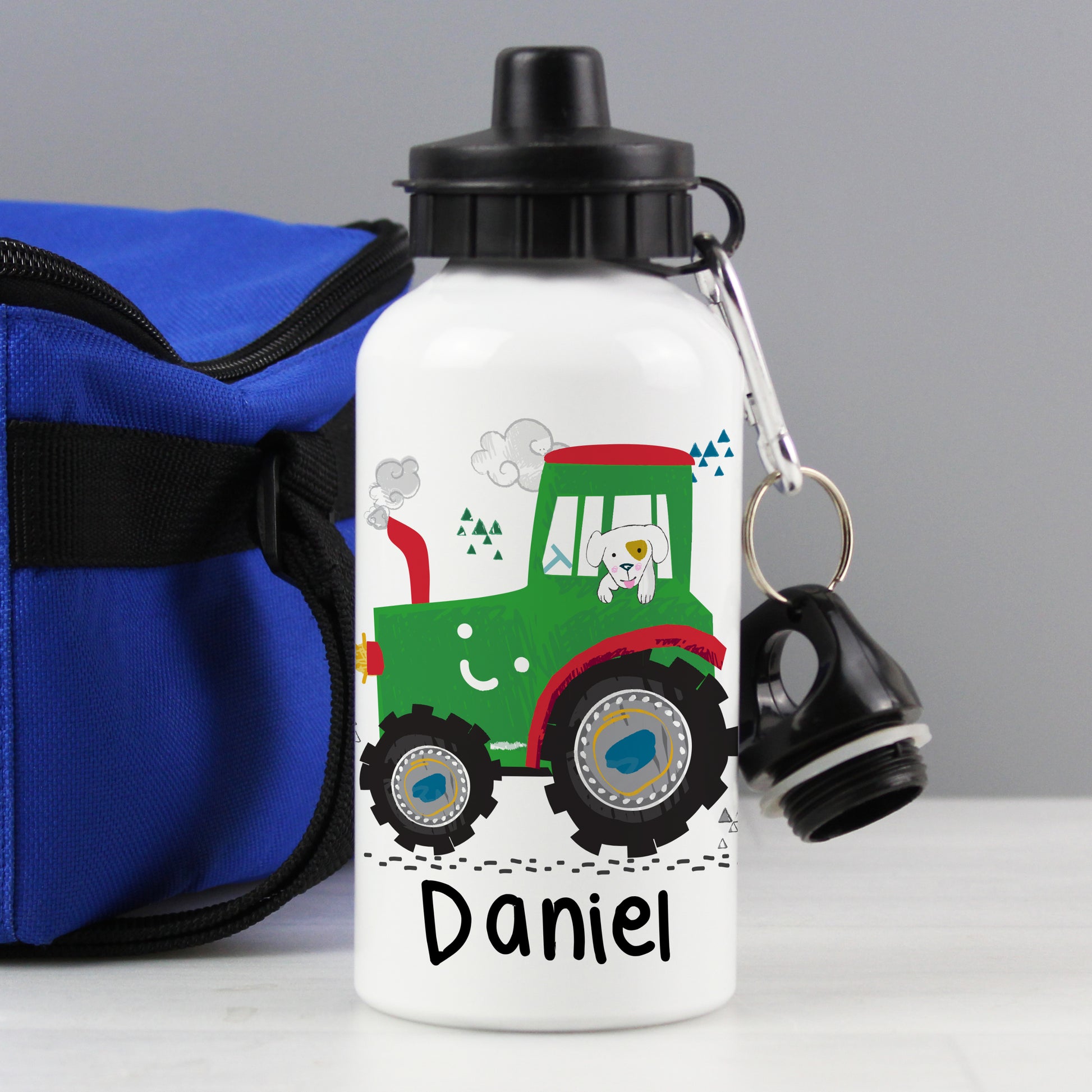 Personalised Tractor Drinks Bottle - MK&JD Gifts