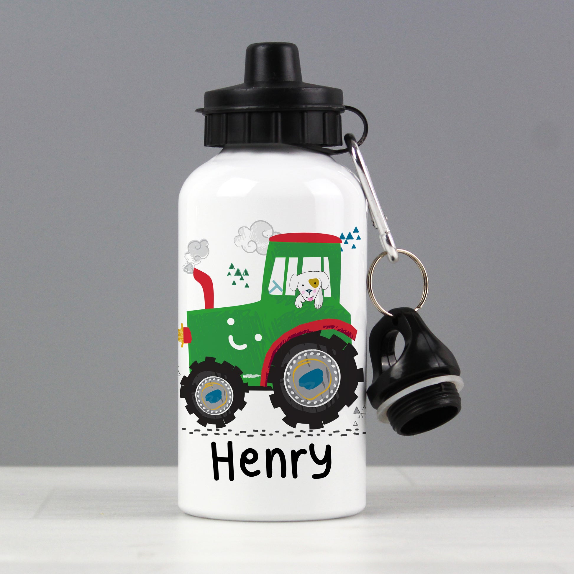 Personalised Tractor Drinks Bottle - MK&JD Gifts