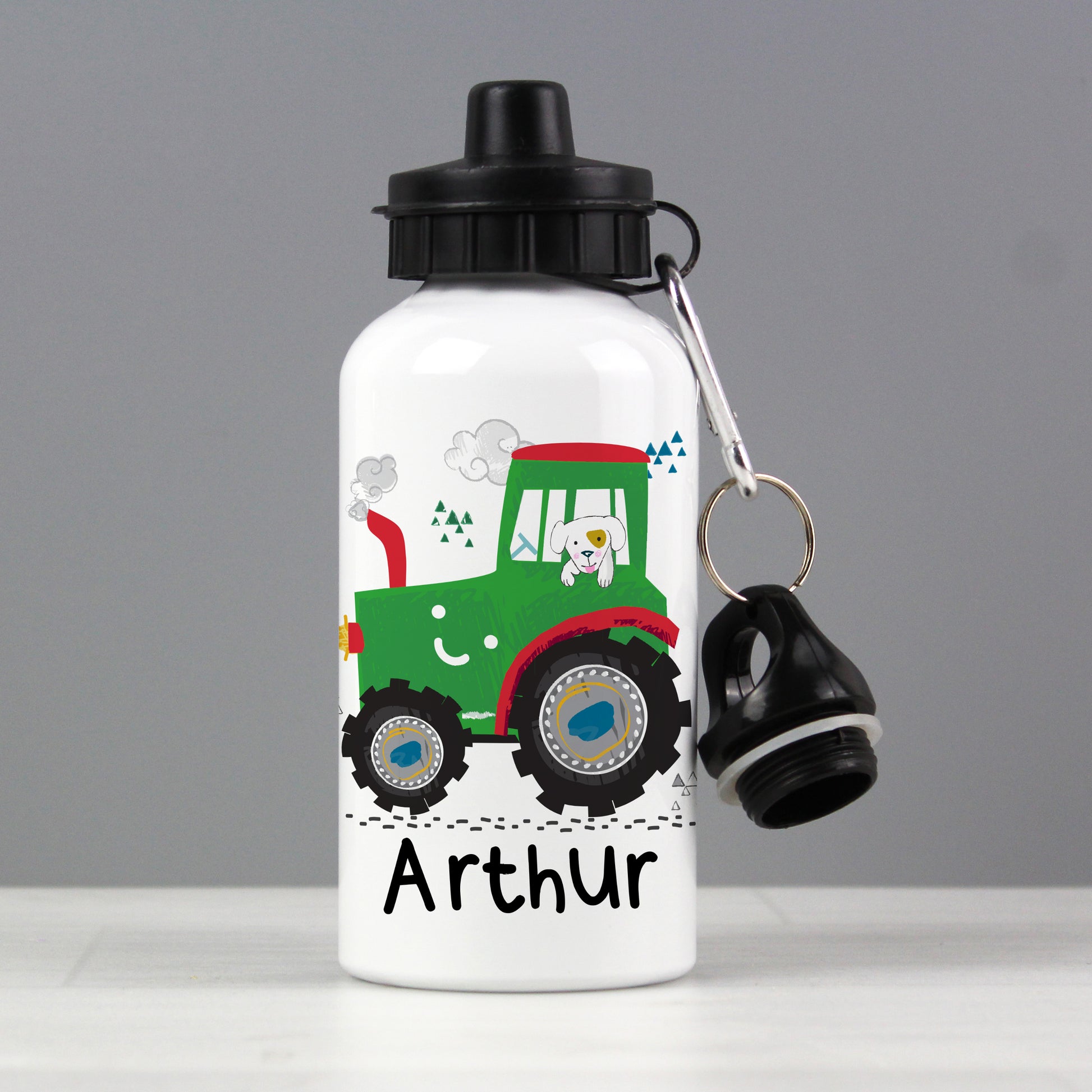 Personalised Tractor Drinks Bottle - MK&JD Gifts