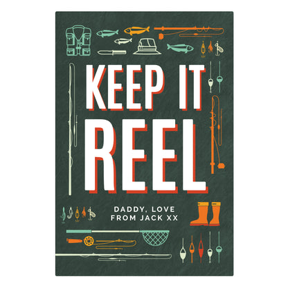 Personalised Keep It Reel Metal Sign - MK&JD Gifts