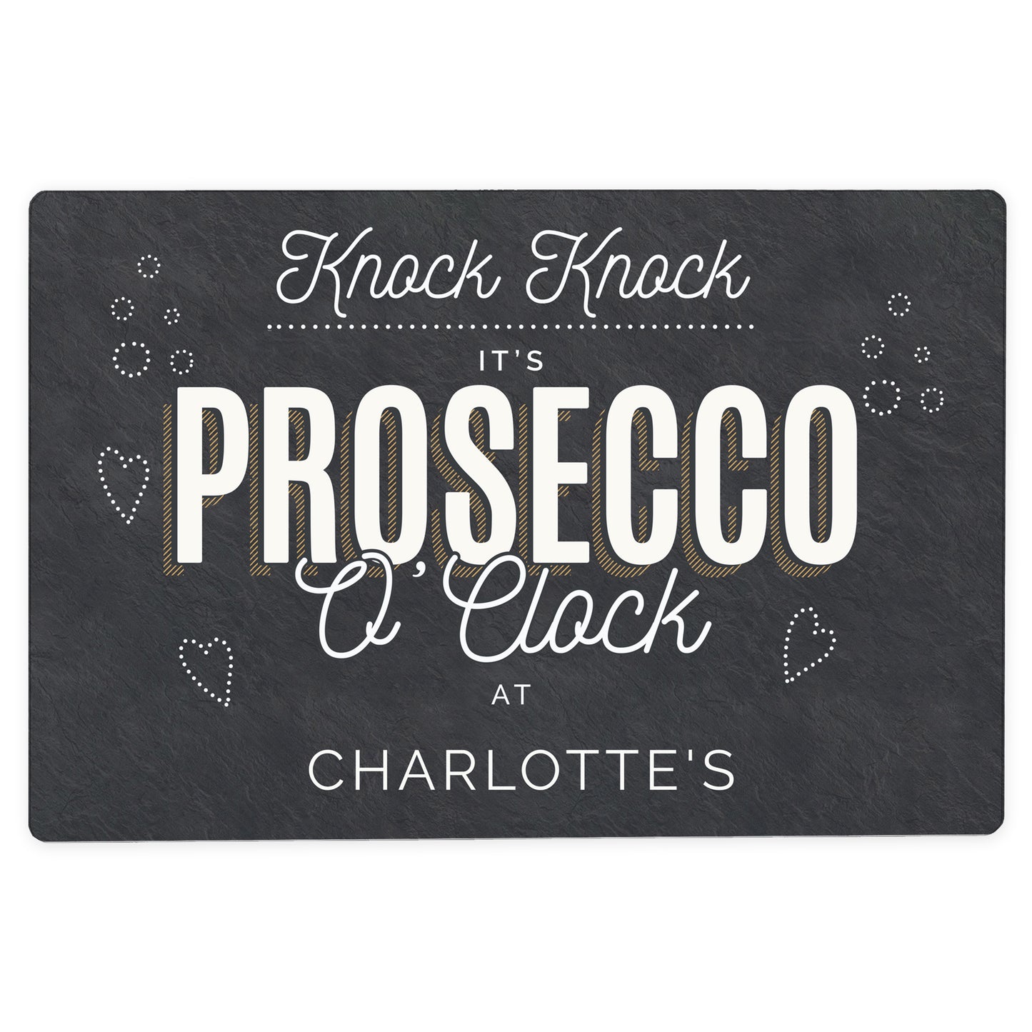 Personalised Prosecco Metal Sign - MK&JD Gifts