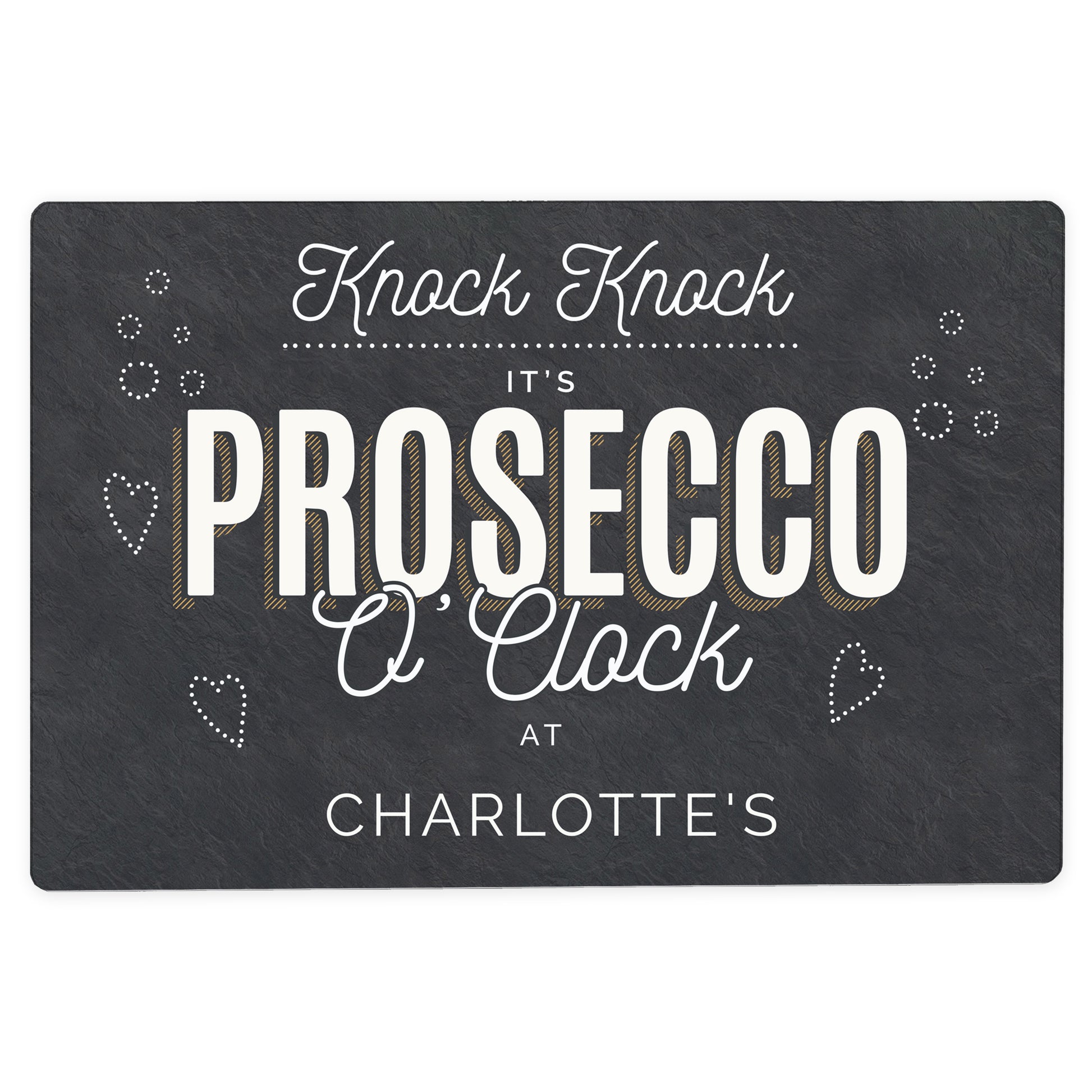 Personalised Prosecco Metal Sign - MK&JD Gifts