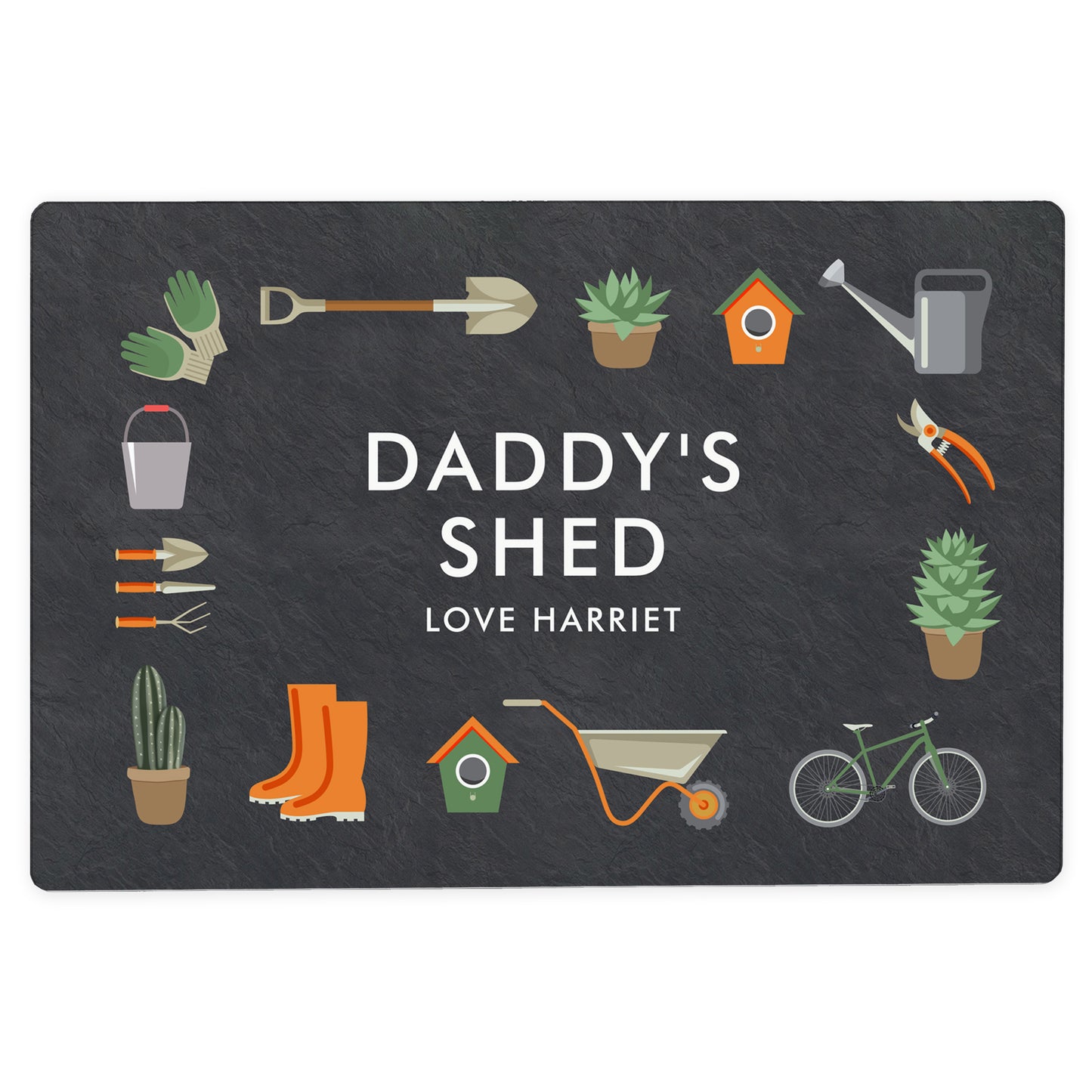 Personalised Gardening Metal Sign - MK&JD Gifts