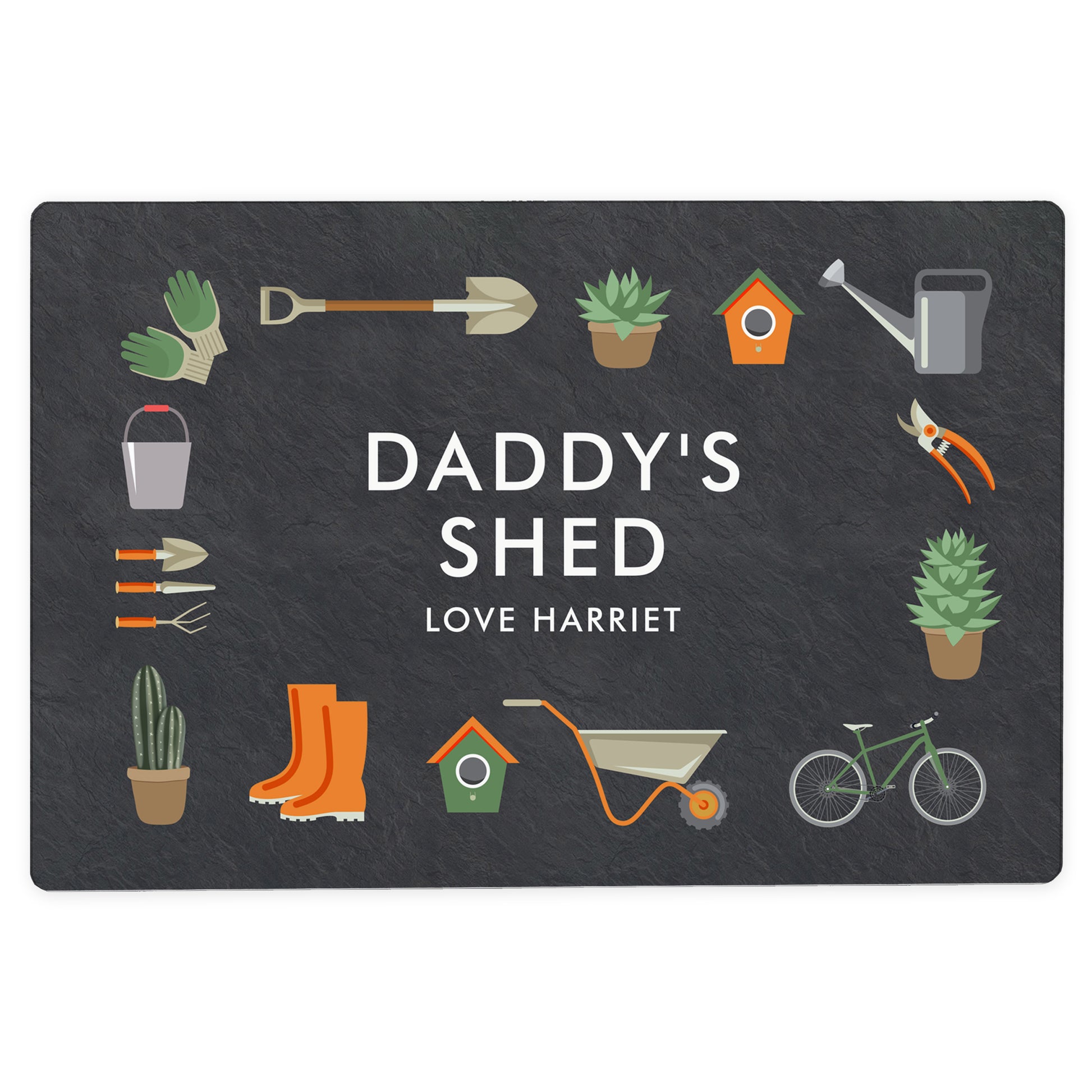 Personalised Gardening Metal Sign - MK&JD Gifts