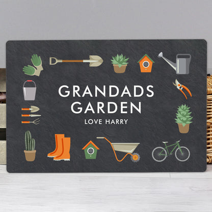 Personalised Gardening Metal Sign - MK&JD Gifts