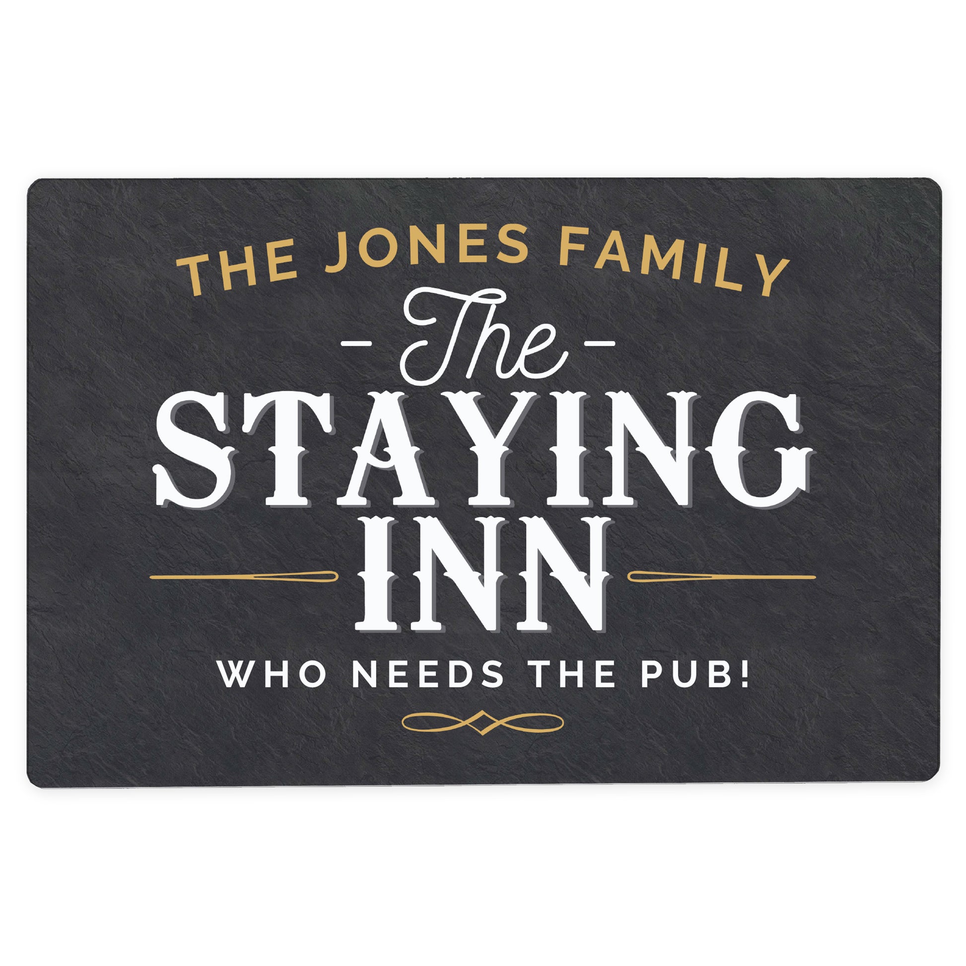 Personalised Staying Inn Metal Sign - MK&JD Gifts