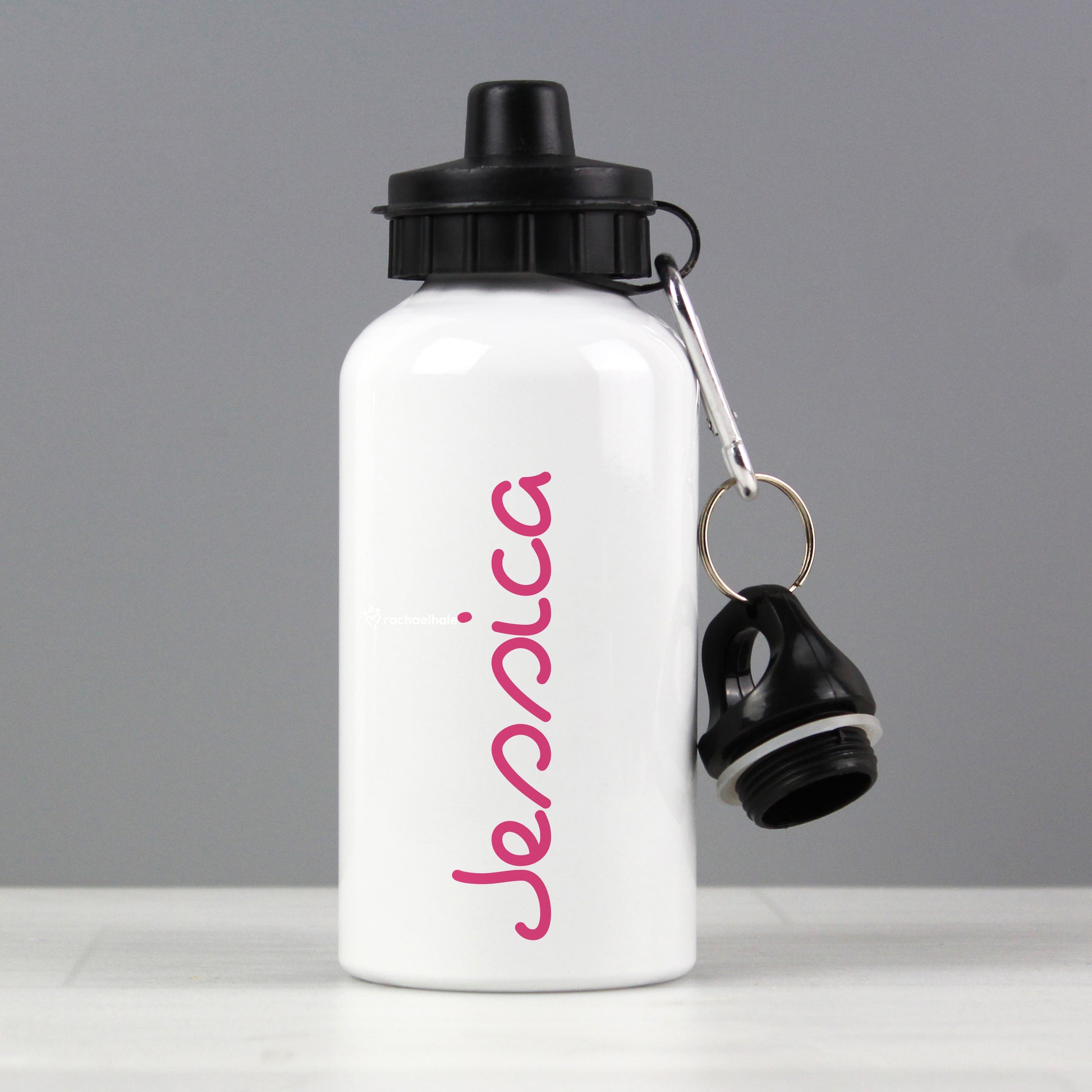 Personalised Pink Name Drinks Bottle - MK&JD Gifts