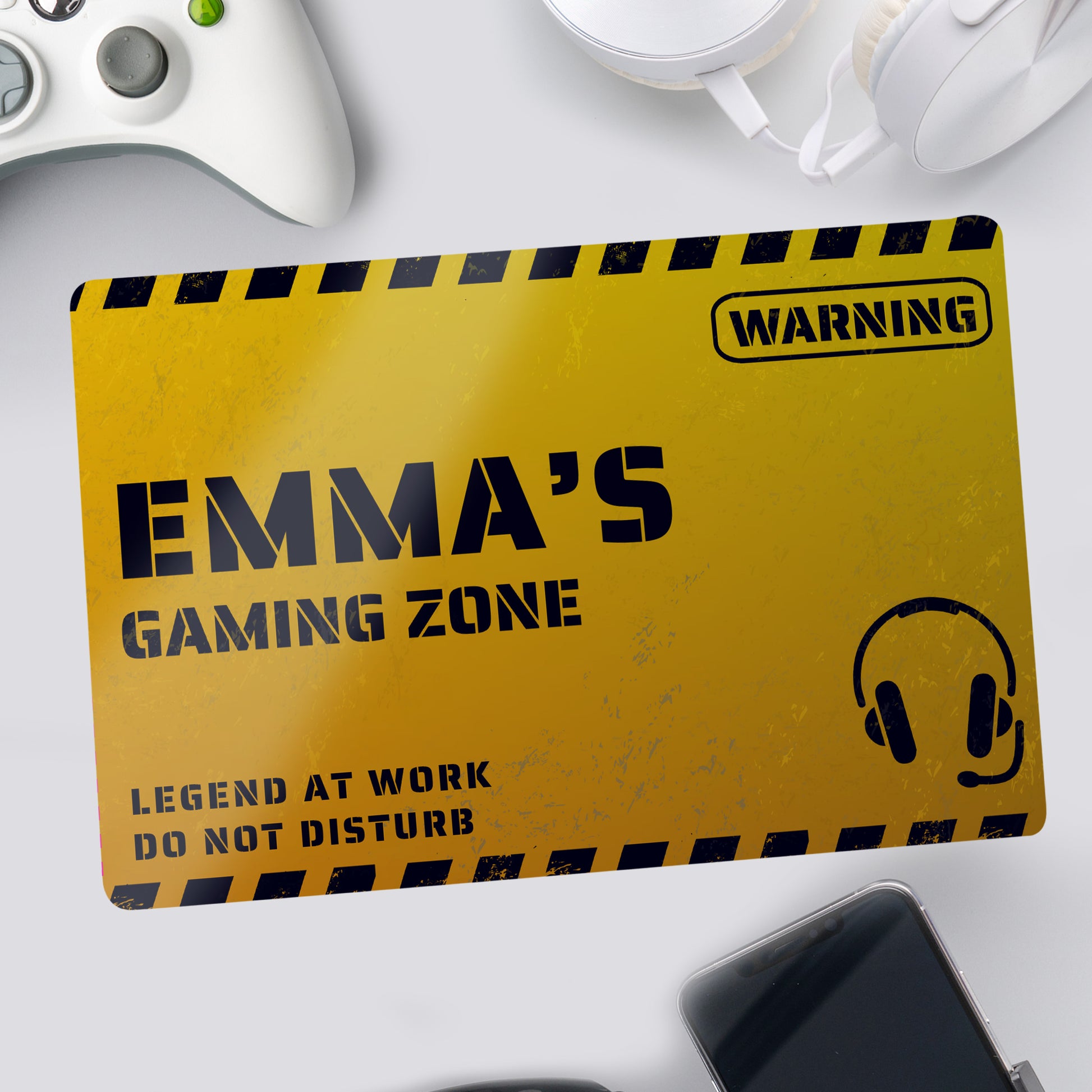 Personalised Gaming Zone Metal Sign - MK&JD Gifts