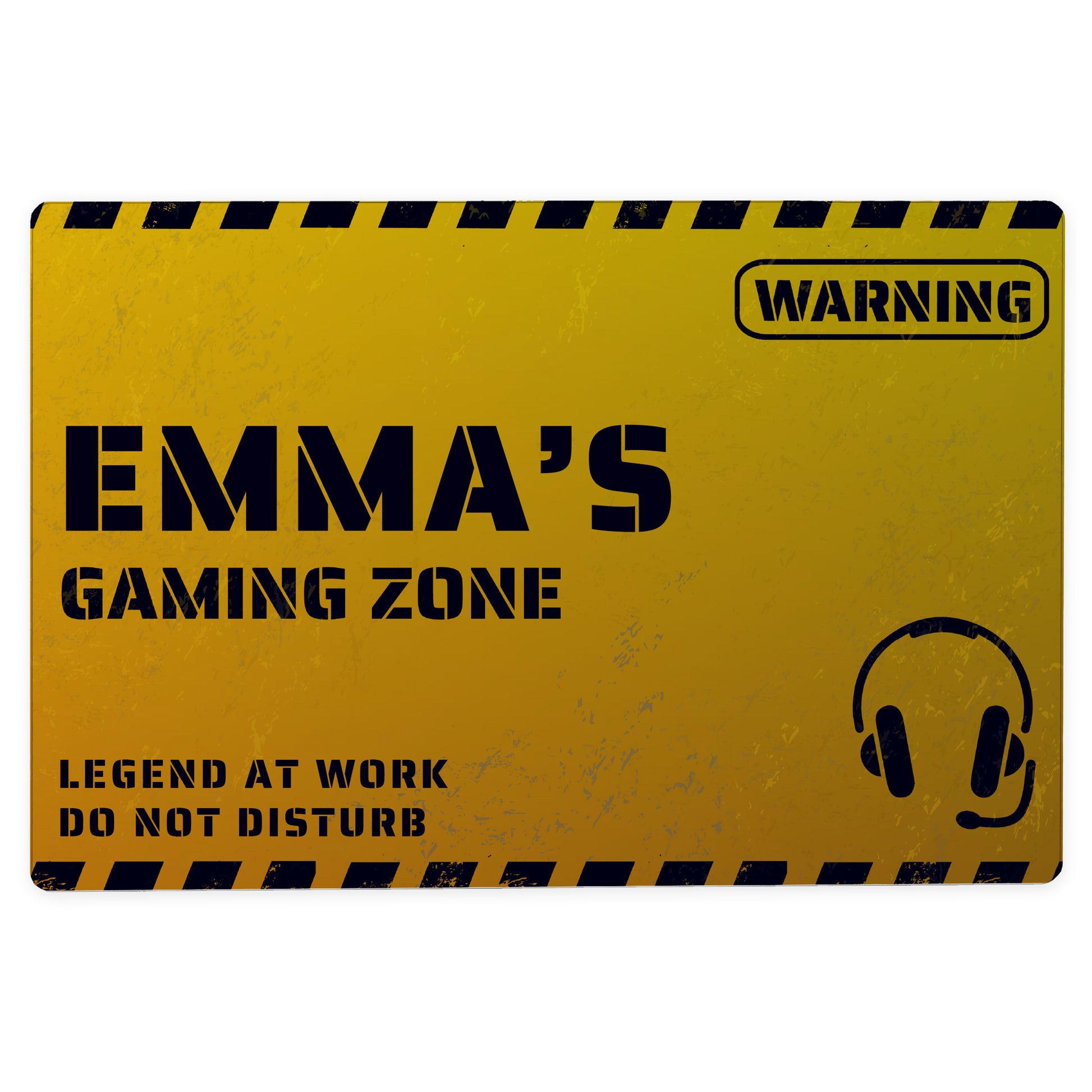 Personalised Gaming Zone Metal Sign - MK&JD Gifts
