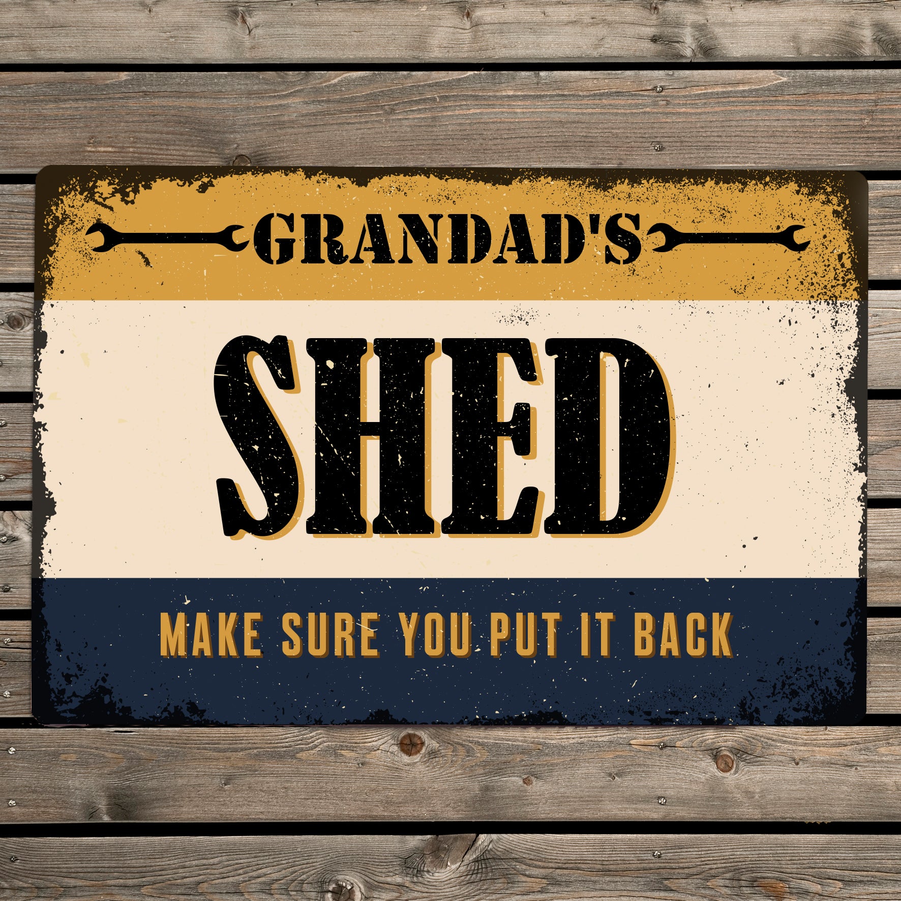 Personalised Garage Metal Sign - MK&JD Gifts
