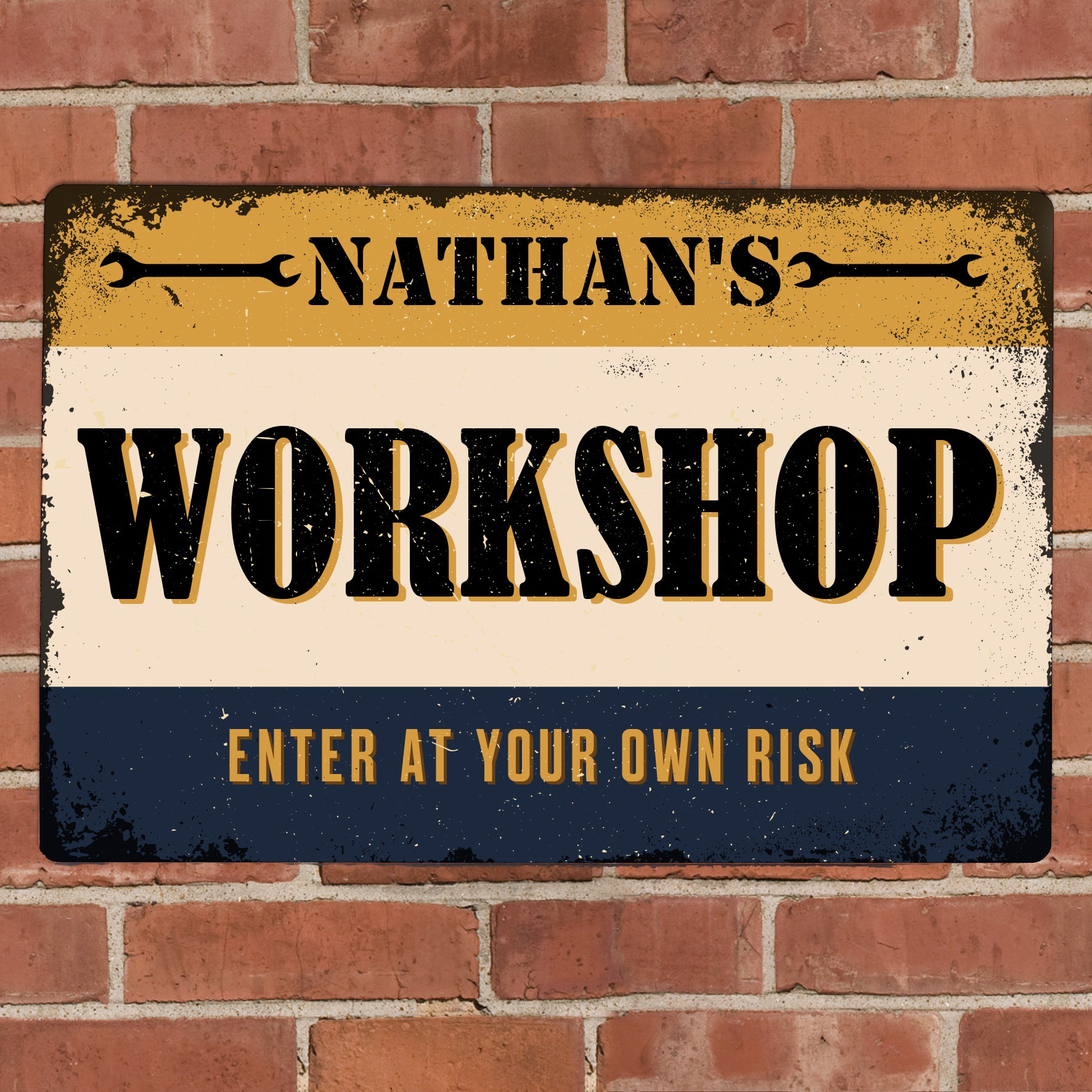 Personalised Garage Metal Sign - MK&JD Gifts