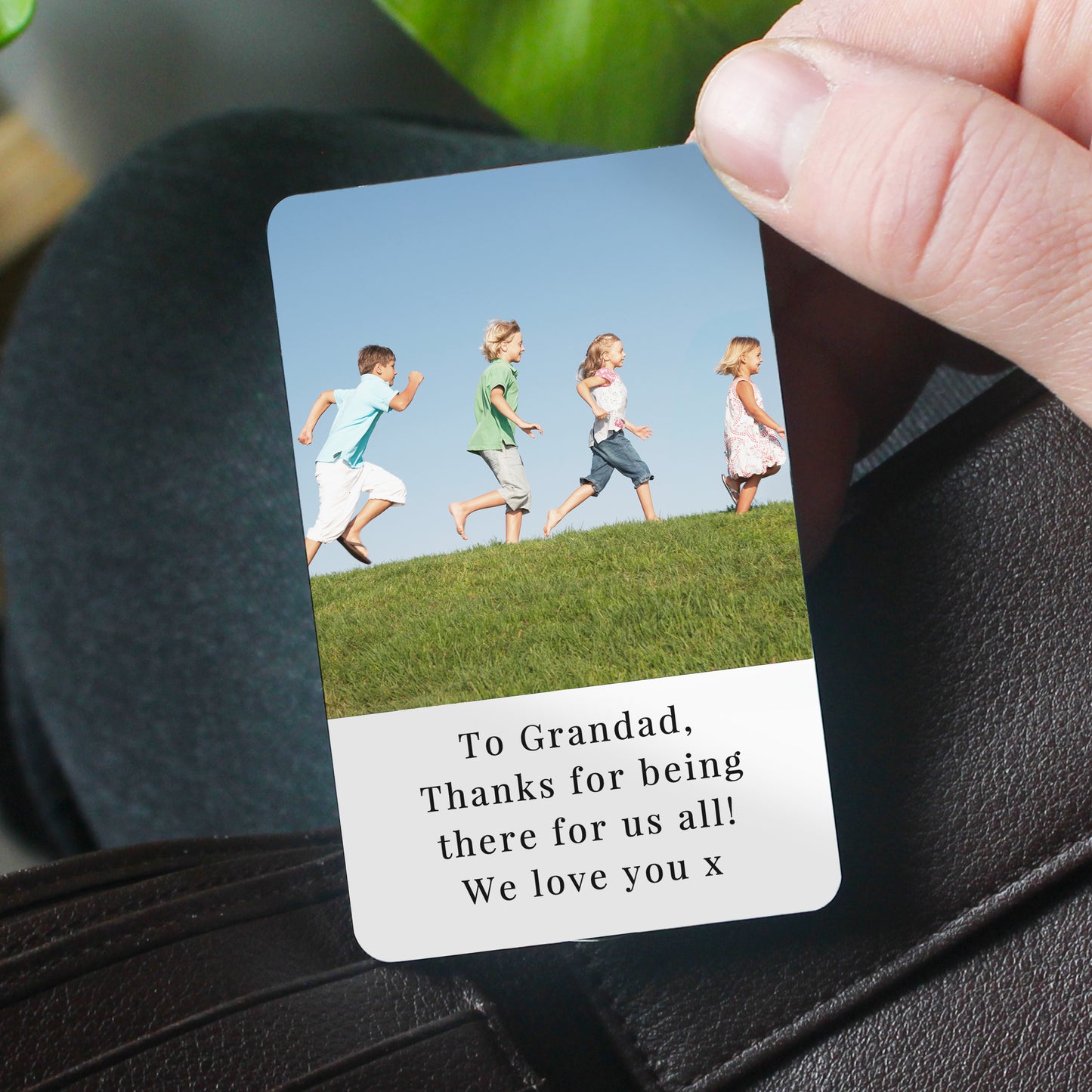 Personalised Photo Upload Wallet Card - MK&JD Gifts