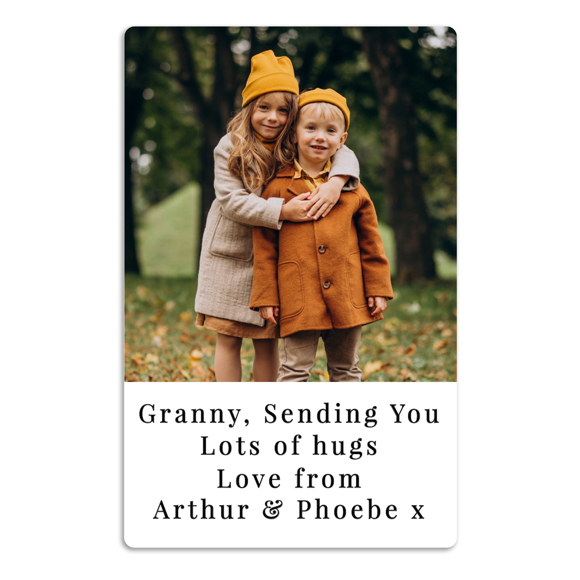 Personalised Photo Upload Wallet Card - MK&JD Gifts