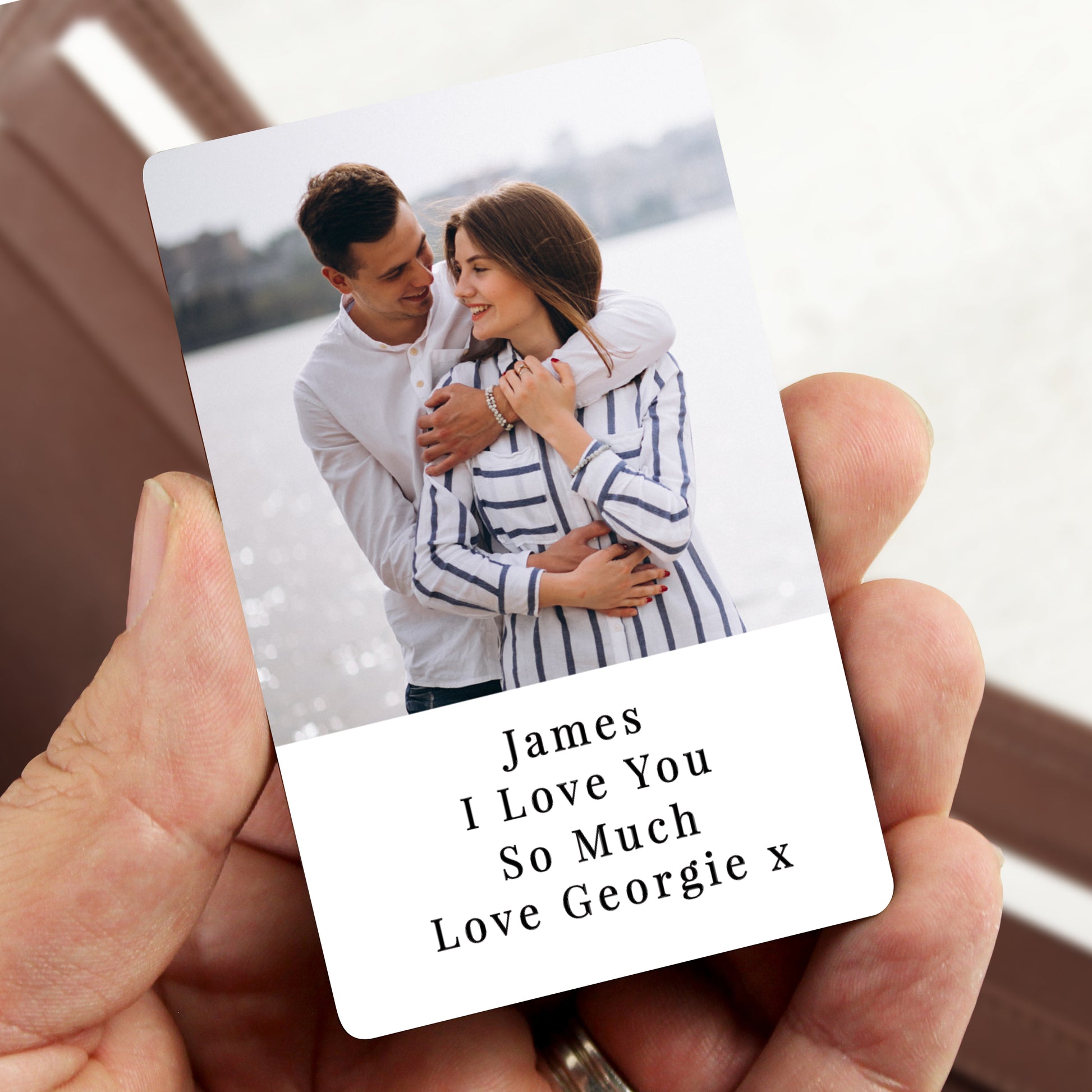 Personalised Photo Upload Wallet Card - MK&JD Gifts