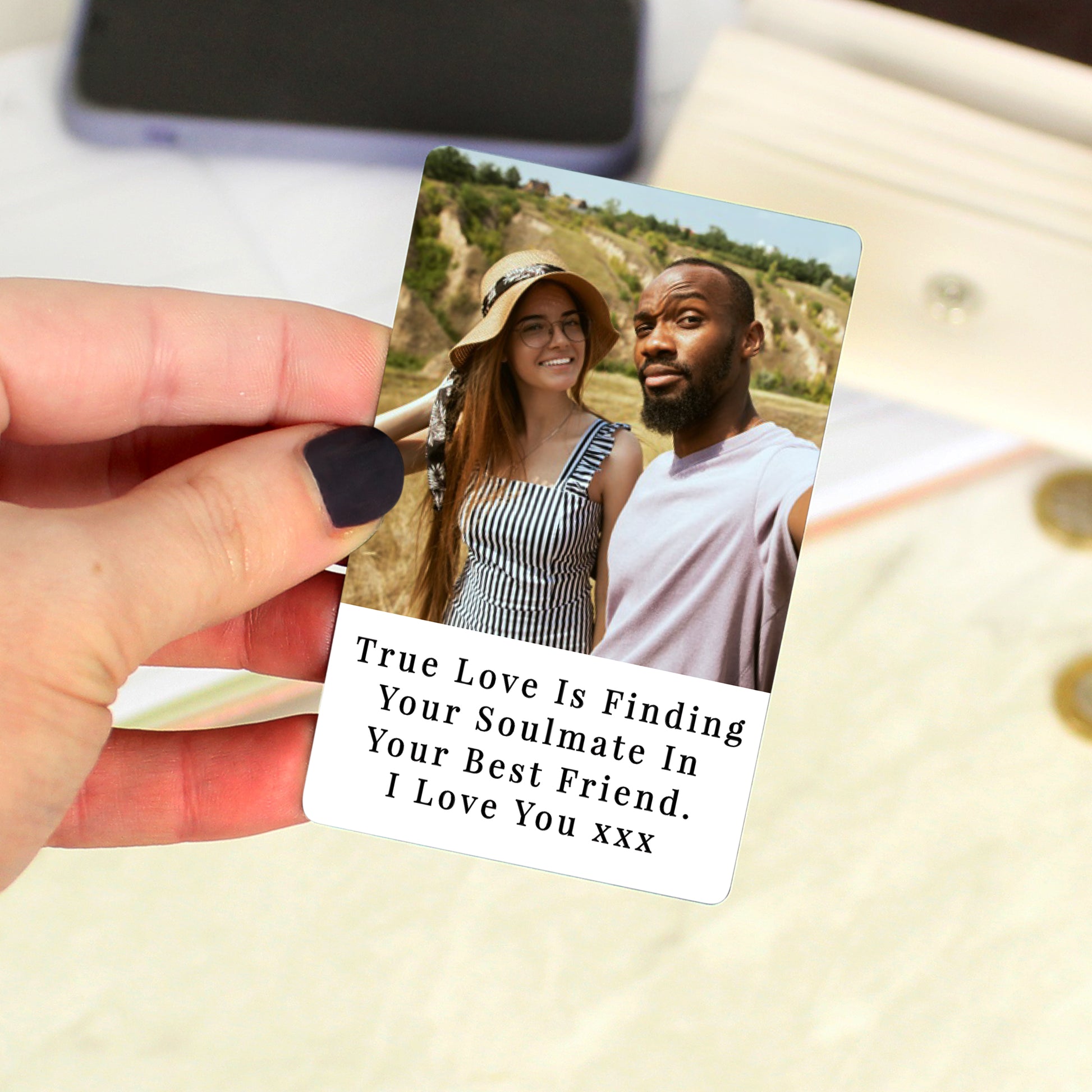 Personalised Photo Upload Wallet Card - MK&JD Gifts