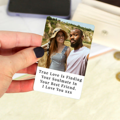 Personalised Photo Upload Wallet Card - MK&JD Gifts
