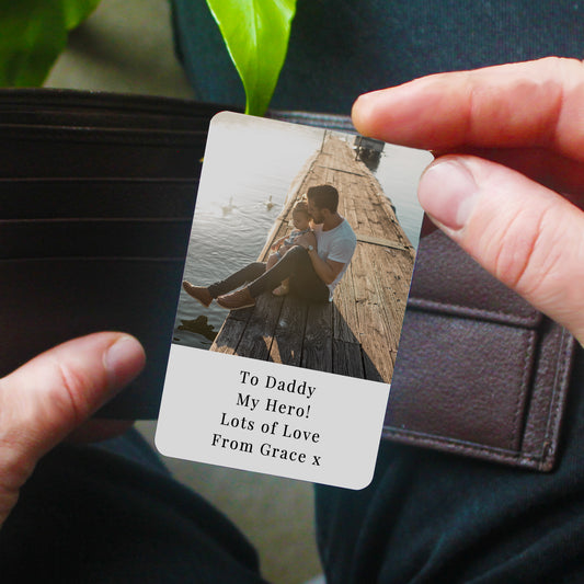Personalised Photo Upload Wallet Card - MK&JD Gifts