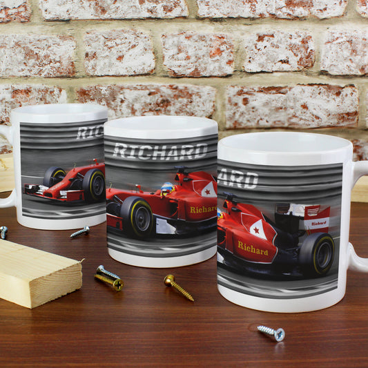 Personalised Formula 1 Mug - MK&JD Gifts
