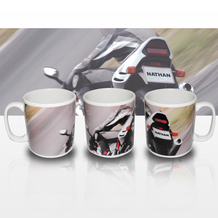 Personalised Motorbike Mug - MK&JD Gifts