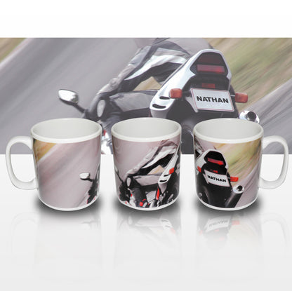 Personalised Motorbike Mug - MK&JD Gifts