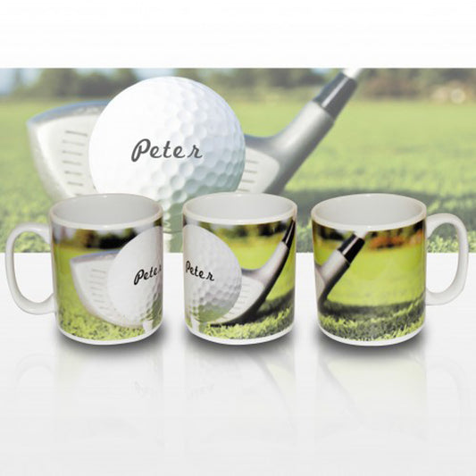 Personalised Golf Ball Mug - MK&JD Gifts