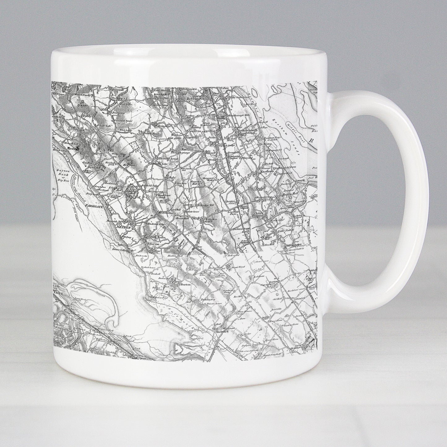 Personalised 1805 - 1874 Old Series Map Mug - MK&JD Gifts