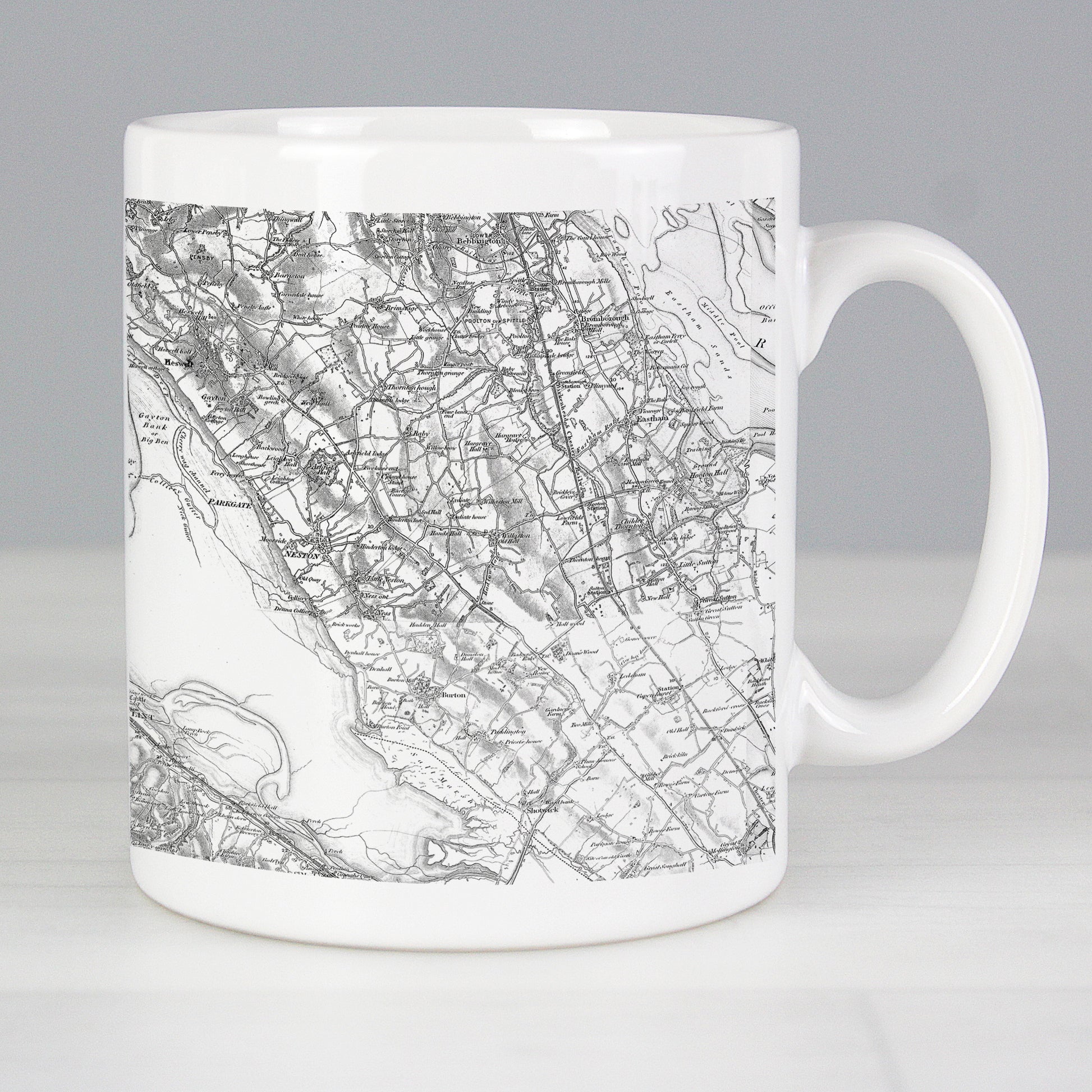 Personalised 1805 - 1874 Old Series Map Mug - MK&JD Gifts