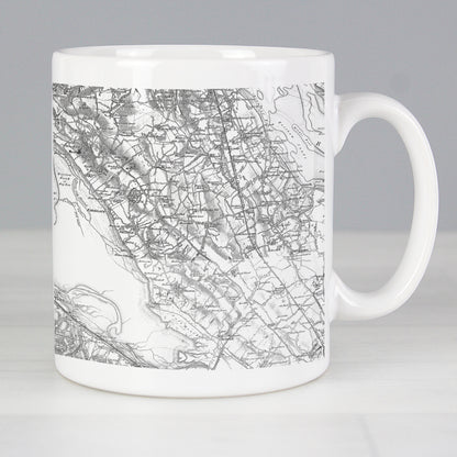 Personalised 1805 - 1874 Old Series Map Mug - MK&JD Gifts