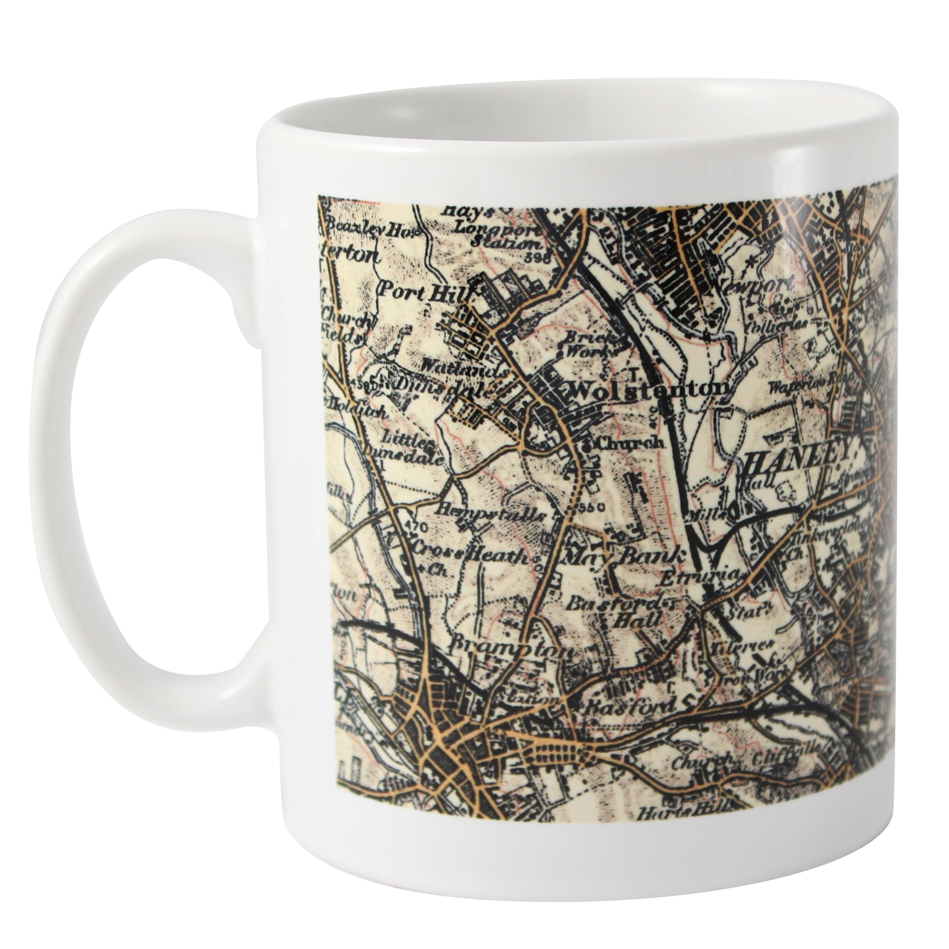 Personalised 1896 - 1904 Revised New Map Mug - MK&JD Gifts