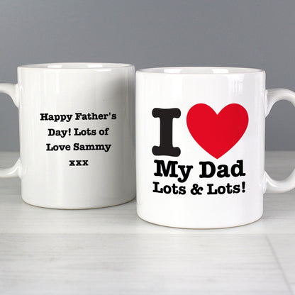 Personalised I HEART Mug - MK&JD Gifts