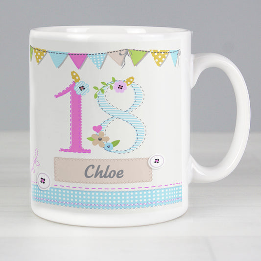 Personalised Birthday Craft Mug - MK&JD Gifts
