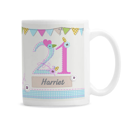 Personalised Birthday Craft Mug - MK&JD Gifts
